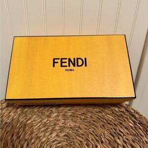 Fendi Yellow Box, Card & Paperwork - Great Used Condition